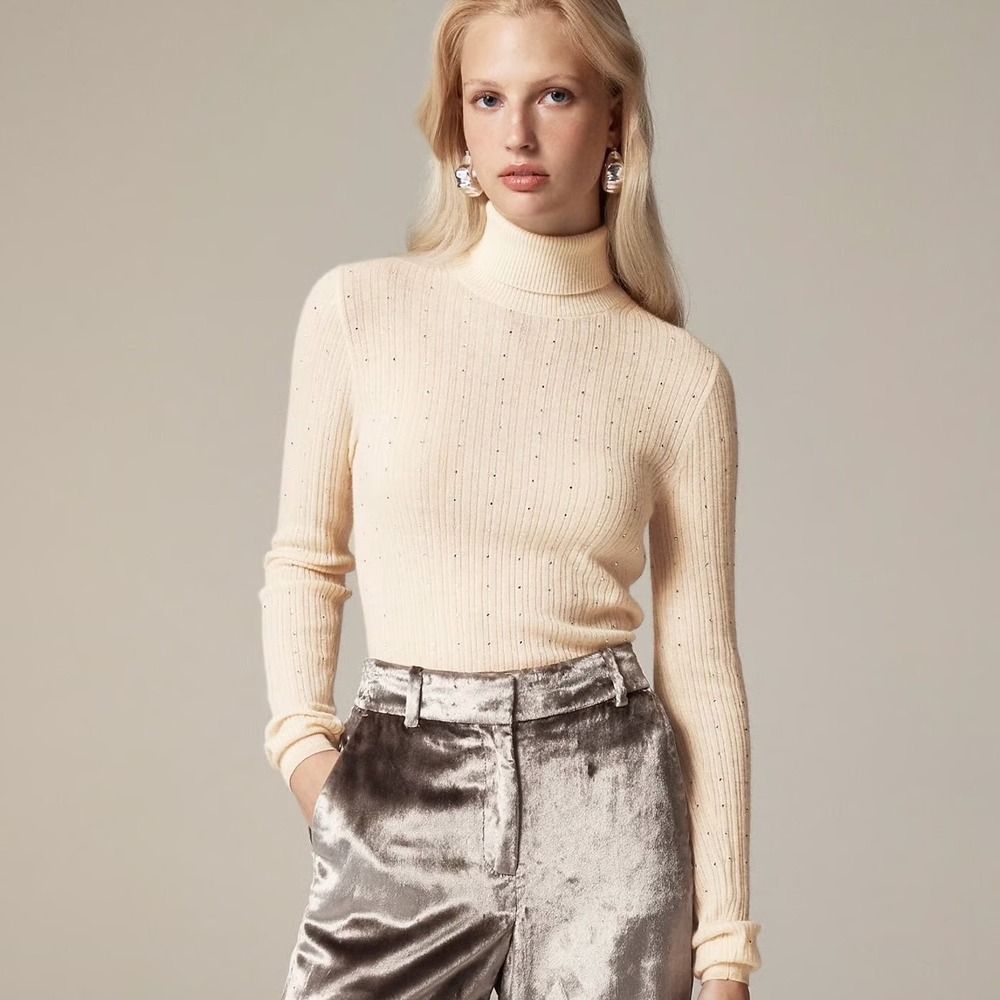 J.Crew featherweight cashmere‎ turtleneck